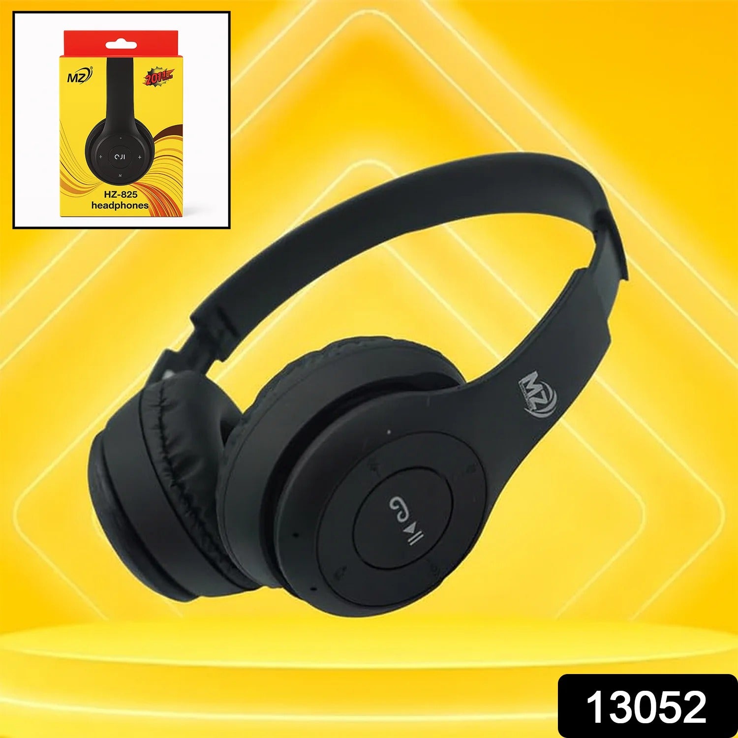 Wireless Headphone Over The Head Bluetooth Headset Foldable Headband Hands-free with Calling Function (1 Pc)