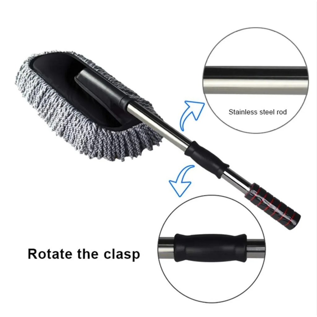 Car Dust Brush – Gentle and Efficient Cleaning Tool for Interior and Exterior, Car Duster (1 Pc)