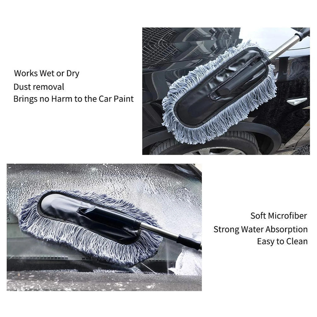 Car Dust Brush – Gentle and Efficient Cleaning Tool for Interior and Exterior, Car Duster (1 Pc)